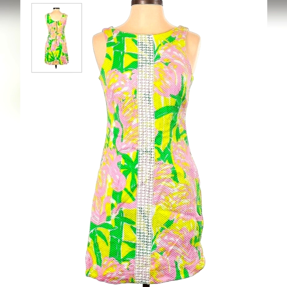 Lilly Pulitzer "Pink Flamingo" shift dress